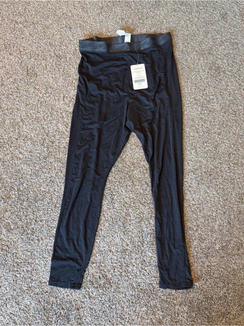 Fabletics Gray Performance Base Layer Leggings